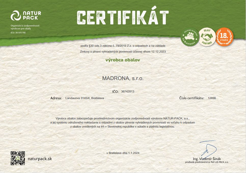certifikát-obaly-madrona