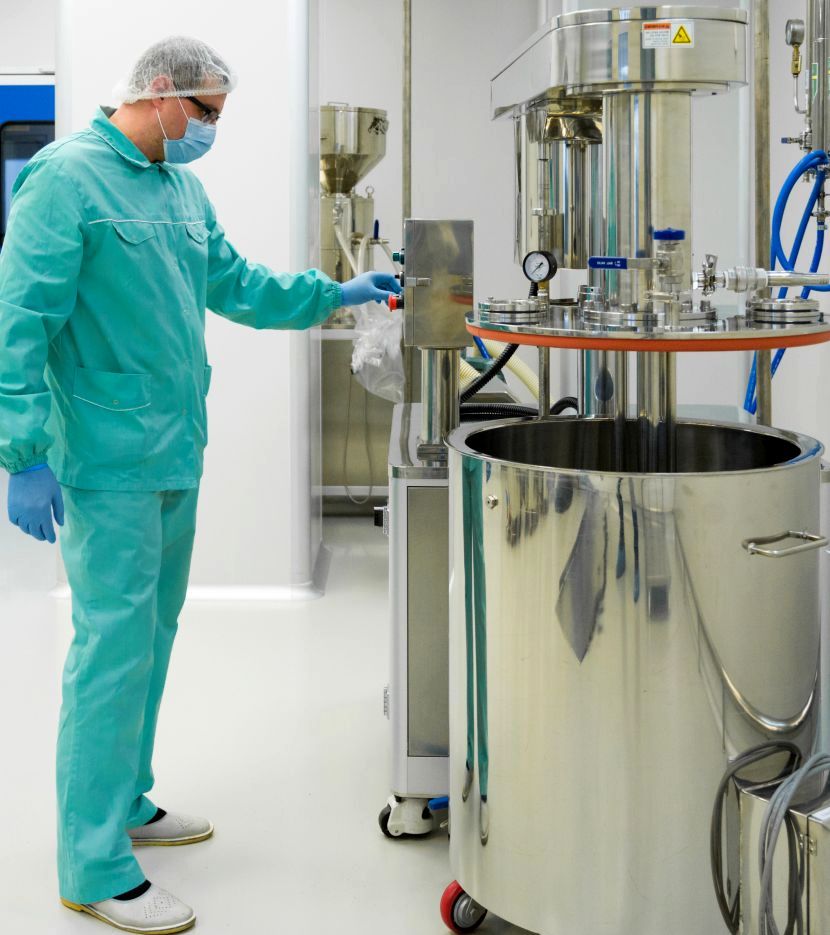 laboratórna miešačka